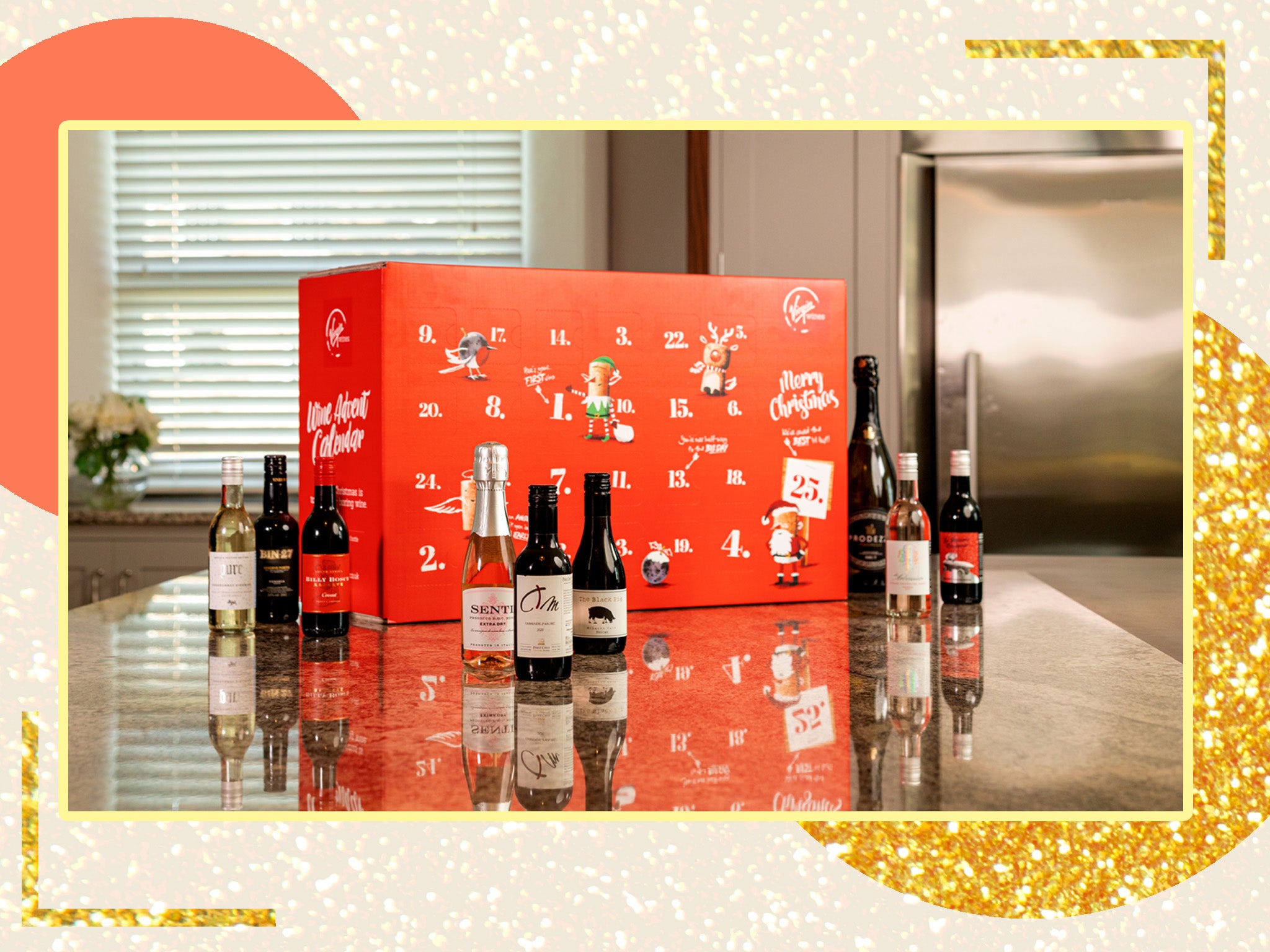Virgin wine advent calendar 2021 Choose between red, white and mixed
